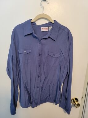 Blue Button-Down Shirt